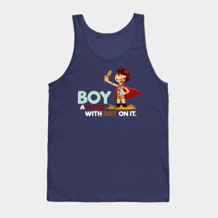 Definition of a Boy Noise With Dirt On It Tank Top